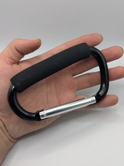 Carabiner Aluminum Large D Shape Snap Hook Cushion Grip 5”
