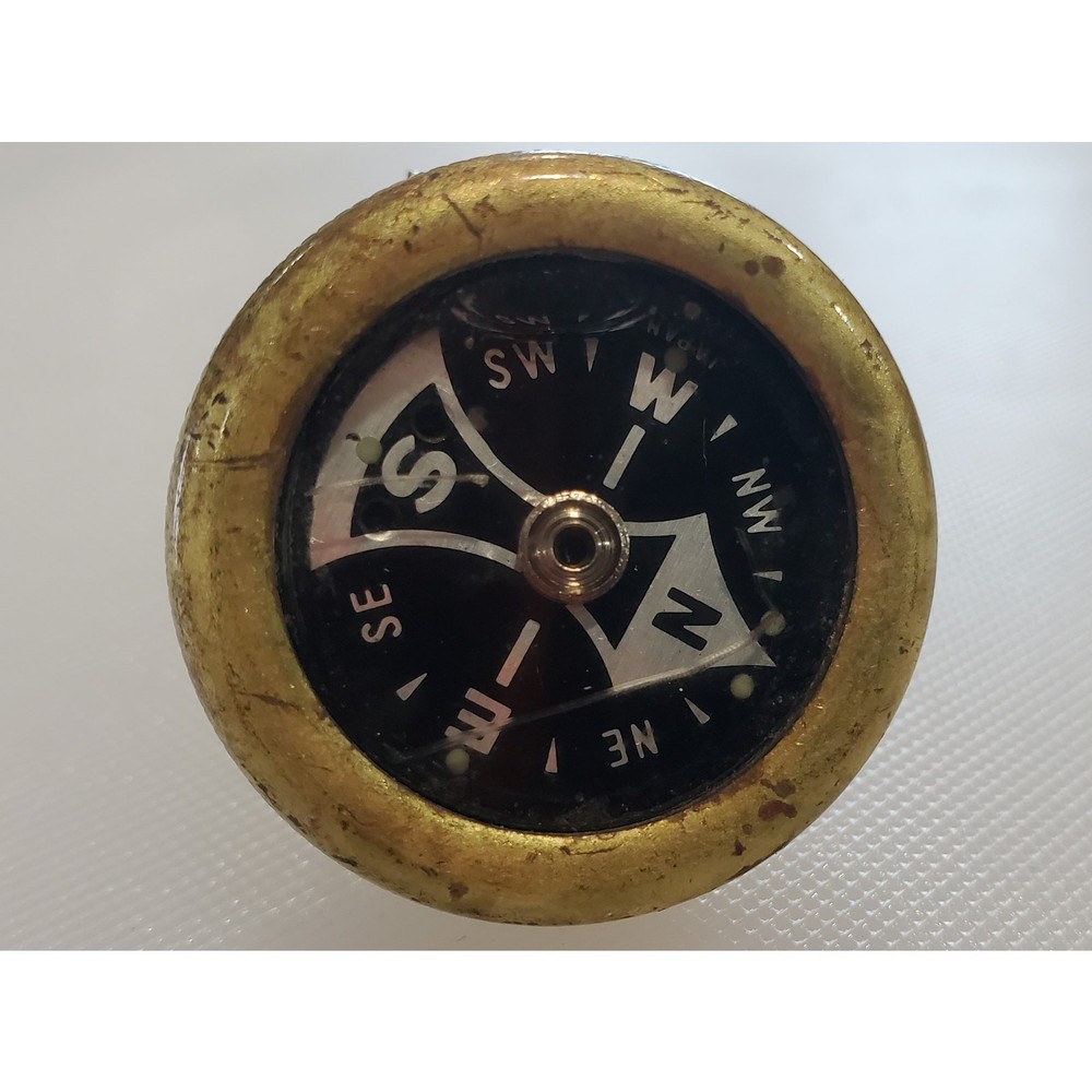 Vintage Brass Pin – Belt Compass Japan