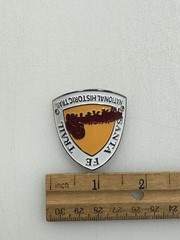 Vintage Santa Fe Trail Hiking Staff Medallion • National Historic Trail • 1997