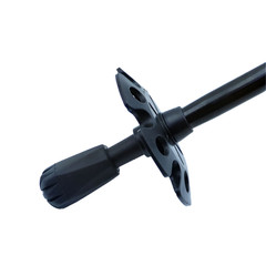 10pcs Hiking Pole Tip Protectors Rubber for Trekking Poles 11mm ID Black