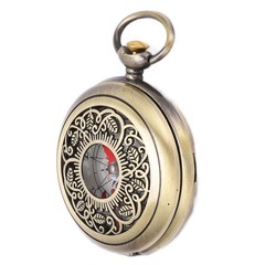Mini Compass Portable Brass Shockproof Waterproof Outdoor Compass For Hiking New