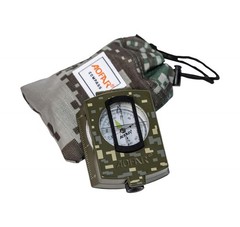 AOFAR Military Compass AF-4580 Lensatic Sighting Navigation, Camouflage