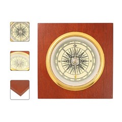 Classic Wooden-Cased Functional Practical Easy-To-Use Vintage Wooden Box Compass