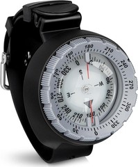 Professional Waterproof 5ATM Dive Wrist Scuba Compass TPU Band Sports Diving