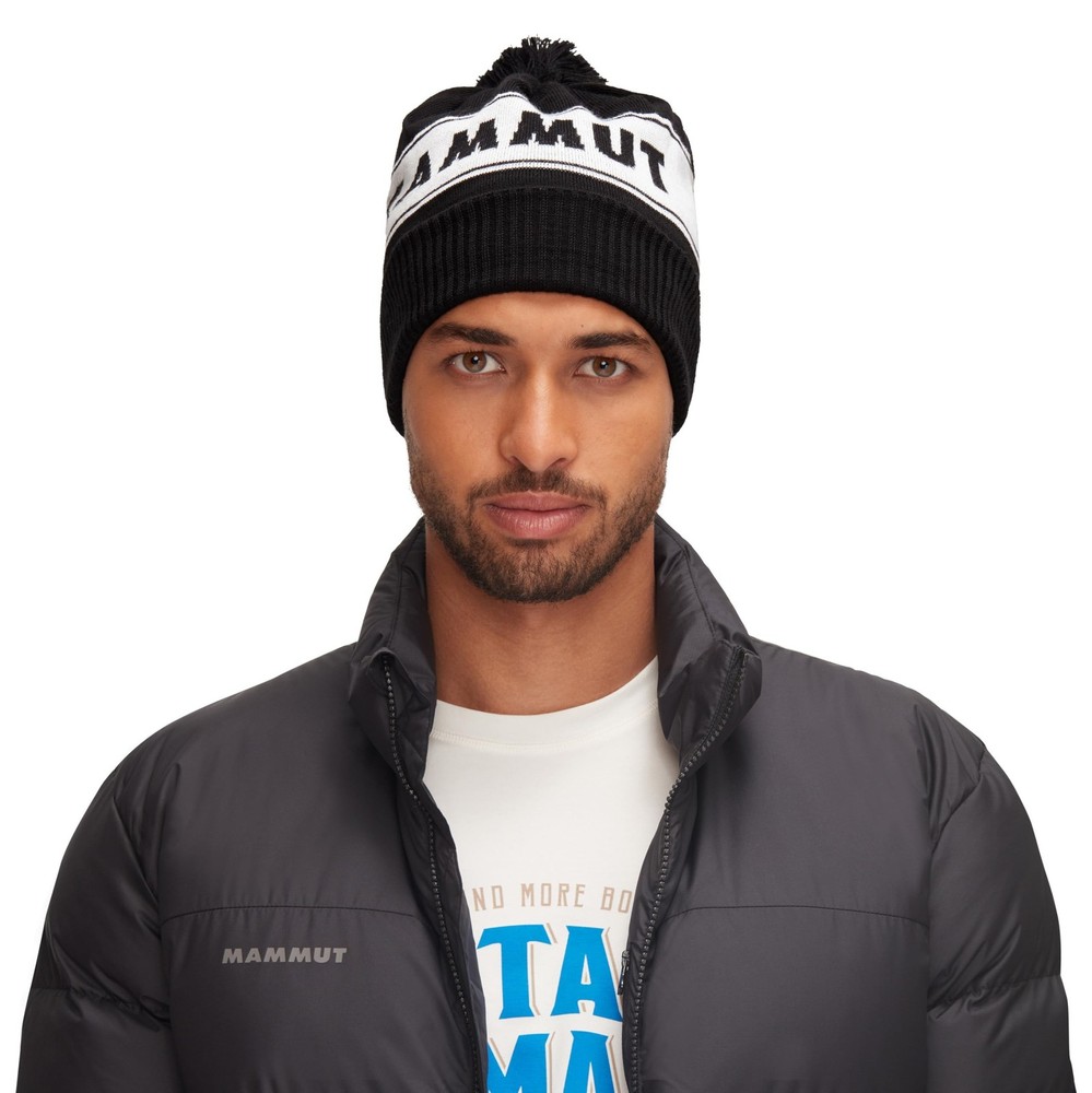 Mammut Peaks Beanie One Size Black-white