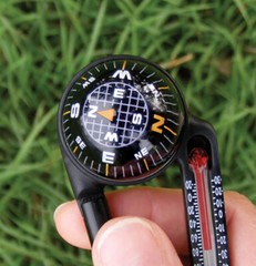 Sun Company TempaComp – Ball Compass and Thermometer Carabiner