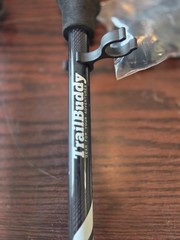 Trail Buddy Trekking Hiking Poles.adjust To 54 Inch. Black. Wrist Straps…