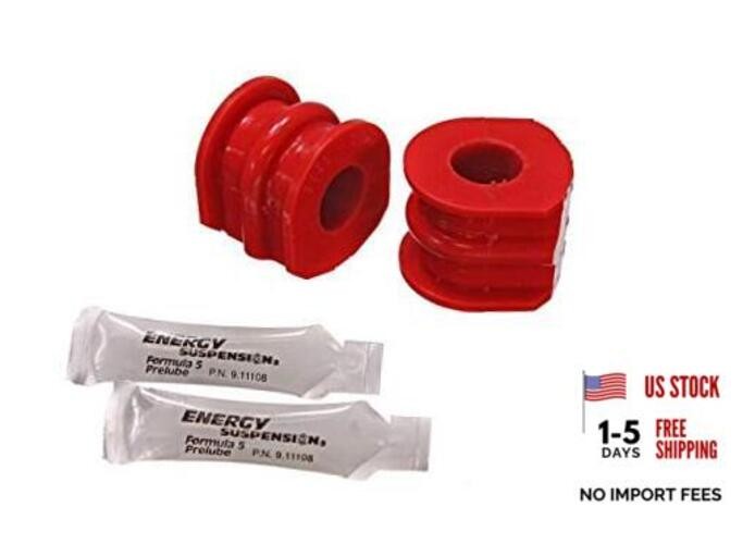 Energy Suspension 7.5127R Rr Sway Bar Bushing Set 21Mm