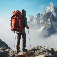 Hiking Poles – Aluminum Alloy 7075 Trekking Poles Collapsible with Telescopic,Li