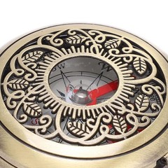Compass New Outdoor Camping Hiking Portable Pocket Brass Gold Color Copper