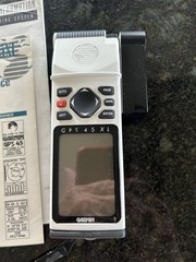 Garmin GPS 45XL Hiking GPS Navigator Black/White with Case and Manuals