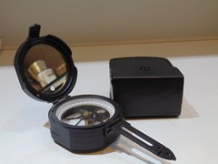 100% Working Brass Brunton Pocket Transit Compass with Leather Case, Brunton