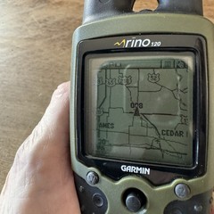 Garmin Rino 120 Handheld Hiking GPS Navigator & 2-Way Radio TESTED