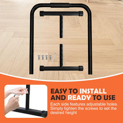 Handle Bar for Walking Pad Compatible with Walking Pad 24.8” Wide,Iron Hand Rai