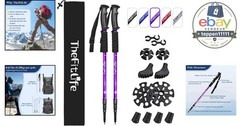 Nordic Walking Trekking Poles 2 Sticks Anti-Shock Quick Lock System