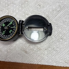 Vintage TC Japan Engineer Directional Lensatic Compass Folding Military Style