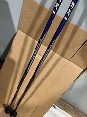 LEKI Fusion 5.0 Series TREKKING Hiking Walking Poles Sticks 48″ long Used