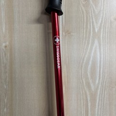 1 Swissgear 135cm Adjustable Walking Stick Pole Anti-shock And Ergonimic Handle