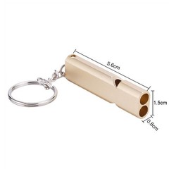 Small but Mighty 120dB Aluminium Alloy SOS Whistle for Outdoor Adventures