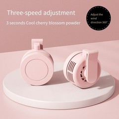 360 Degree Adjustable USB Clip Fan with 3 Speed Settings for Quiet Operation