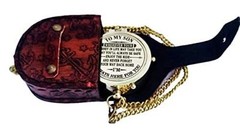 Shiny Brass Compass With Leather Case Gift To My Son Nautical Gift For Son From