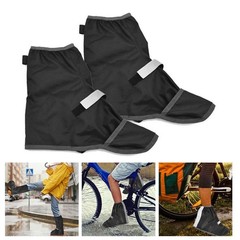Waterproof Leg Gaiters with Reflective Strips for Shoe and Foot Protection