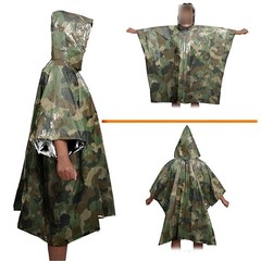 Compact Foldable Design Outdoor Raincoat Adult Size Fit Lightweight Design