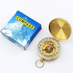 Portable Outdoor Camping Hiking Pocket Luminous Compass Navigation Tools &Gift b