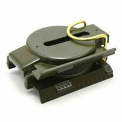 Lensatic Compass Military Camping Survival Marching Plastic Pocket Army Style