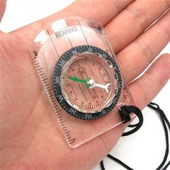 Multifunction Ruler For Compass Outdoor Map Scale Camping Hiking Survival