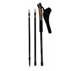 1 Pair All Terrain Trekking Hiking Poles Backpacking Adjustable Walking Sticks