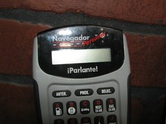 Ultradata 770 Navegador, Personal Parlante Spanish Letters