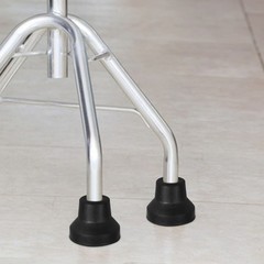 8Pcs Reusable Black Rubber Cane Tips Replacement for Crutches and Walkers