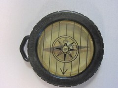 Taylor Instruments, Asheville NC Hand Held Compass Key Chain Vintage 1960’s