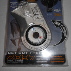 BRUNTON Eclipse Compass #8097 Outdoorsman Hiking Camping Survival Travel clipon