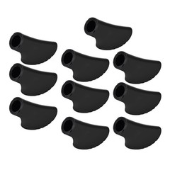 10 Pieces Trekking Poles Tips Accessories Boot Tips Cover 11mm Hole Diameter