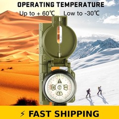 Eyeskey Military Navigation Compass with Inclinometer – Waterproof