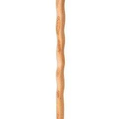 Brazos Twisted Safari Hickory Wood Walking Stick 58 Inch Height