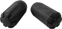 Versatile Rubber Trekking Pole Tip Protectors – Improve Traction on Trails