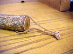 Wood Whistle Hand Carved Tree Limb Dog Training Survival Camping + 20mm compass