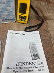 Lowrance Ifinder Go Handheld Mapping Hiking GPS Receiver Yellow/Black 18-Channel