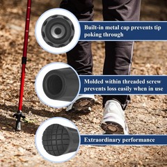 Durable 10-Piece Trekking Poles Accessory Set – Enhance Your Hiking Experience