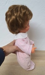 Play doll vinyl doll doll M Zapf 36 cm sleep eyes collector rarity Vintage