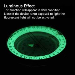 Cammenga Style High Accuracy Military Compass Waterproof Lensatic Sighting + Bag