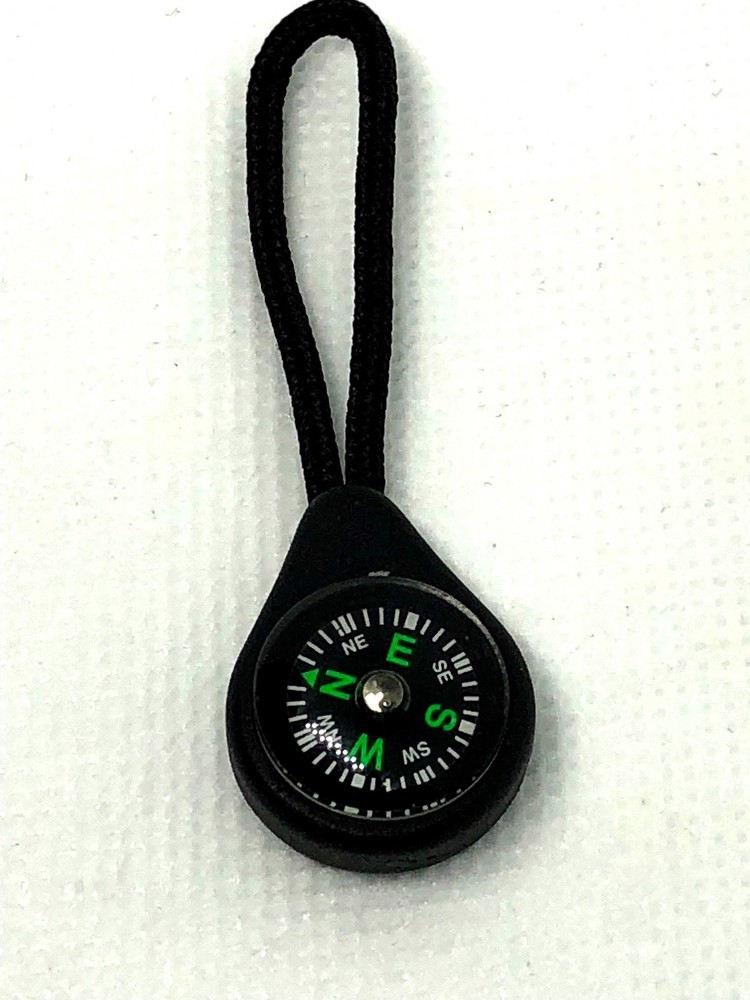 Zipper pull compass survival emergency prepare tactical bug out bag gift idea #4