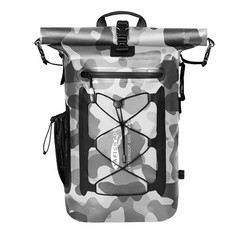 Waterproof Backpack for Men and Women – Roll-Top Floating Dry Bag 35 l Grey