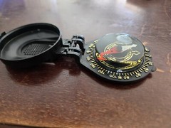 Vintage Brunson Pocket Compass Made In The USA Used