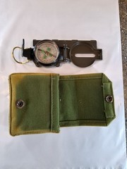 U.S Pocket Army Style Compass Military Camping Hiking Survival Marching