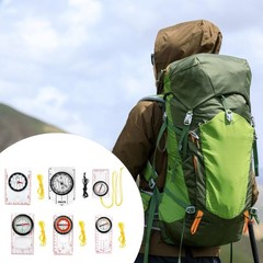 Orienteering Compasses with Ruler, Magnifiers, Reading, Camping Field Compasses