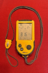 Brookstone Digital Compass With Backlight Temperature Alarm Clock Camping Hiking